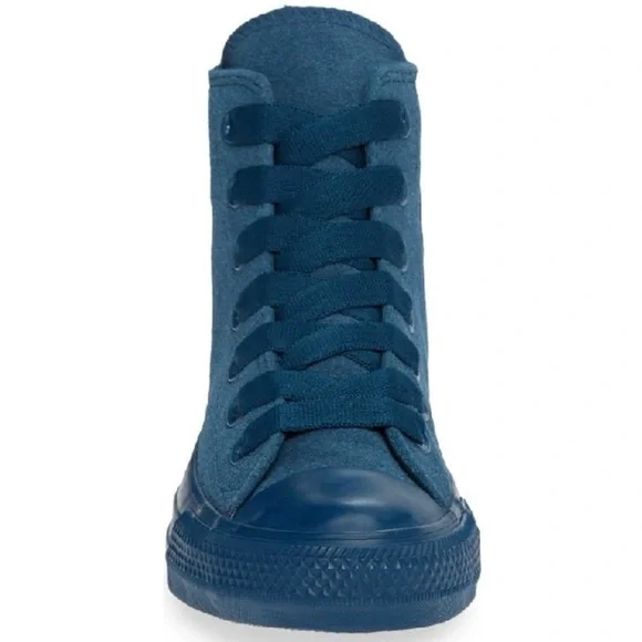 NEW! 💙 | Converse Chuck Taylor All-Stars, Suede Mono-Color High Tops - Picture 3 of 6